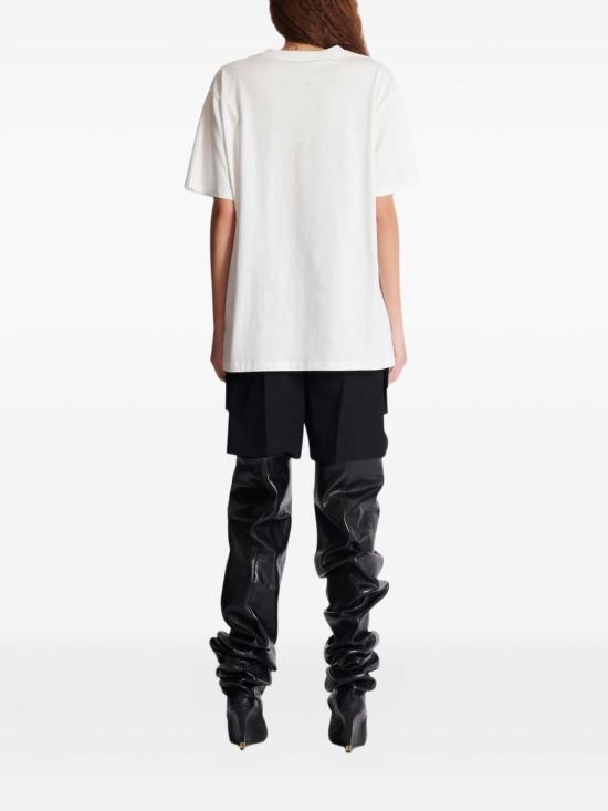 25FW 발망 반팔 티셔츠 FF0EH005GF20GAB WHITE - BALMAIN