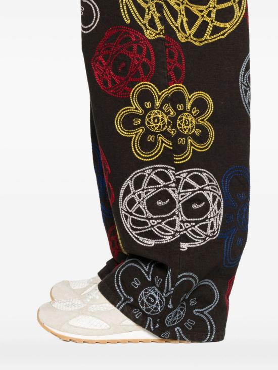 25FW 겐조 스트레이트 팬츠 FF65PA3839G291 BROWN - KENZO