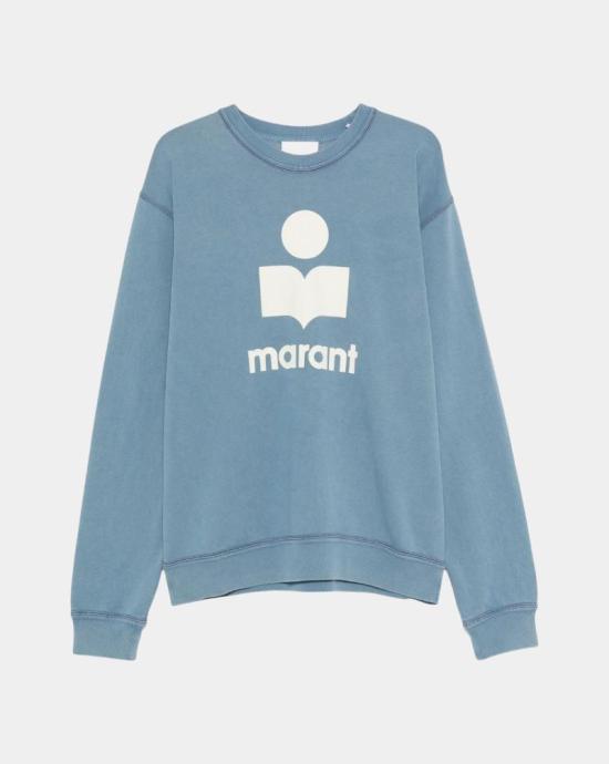 25FW 이자벨마랑 탑 SW0029HAC3M06HSBEC SLATE BLUE ECRU DOM