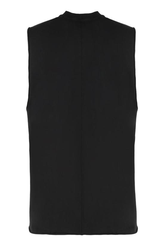 25FW 릭 오웬스 민소매 티셔츠 RR02E1108RIG 09 Black - RICK OWENS