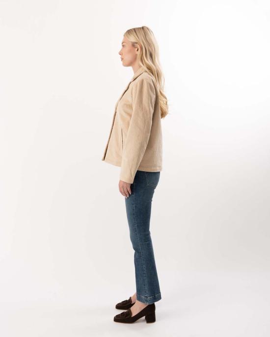  엘리엇 로렌 수트 자켓 코듀로이 더블 브레스티드 블레이저 레드 - ELLIOTT LAUREN