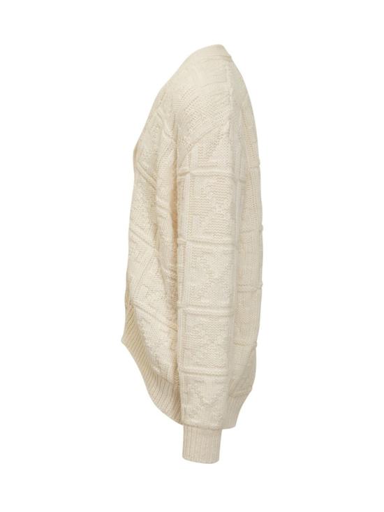 25FW 오프화이트 스웨터 OMHB02LF25KNI001 0B58 WHITE - OFF WHITE