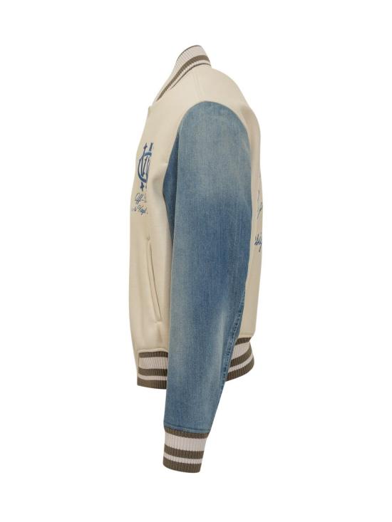 25FW 오프화이트 봄버 자켓 OMEH053F25FAB004 1746 WHITE - OFF WHITE