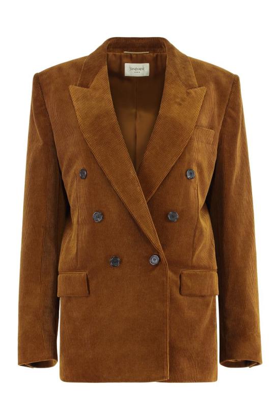 25FW 생로랑 수트 자켓 837047Y107T 2121 BROWN