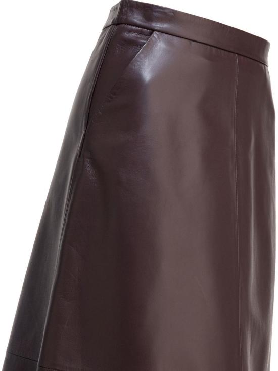 25FW 펄링바이지아니 롱 스커트 GWENDANAPPA GLOVEBORDEAUX Red - FURLING BY GIANI