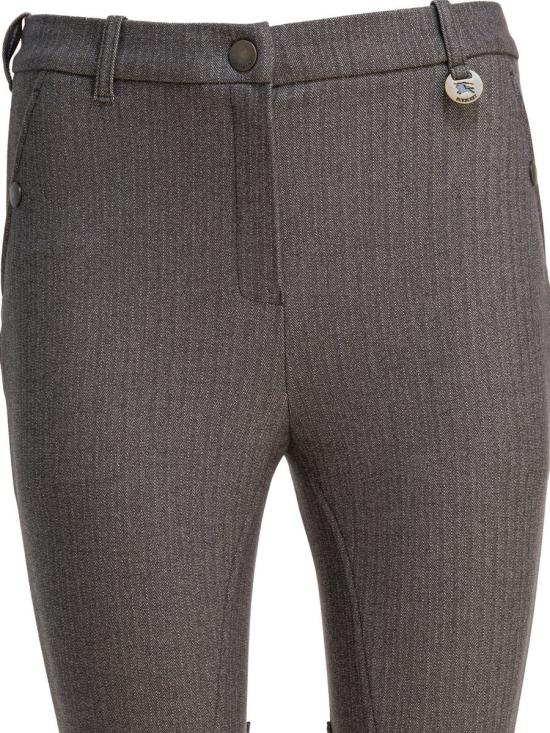 25FW 버버리 헤링본 스트레치 코튼 조드퍼 팬츠 8116806 BROWN - BURBERRY