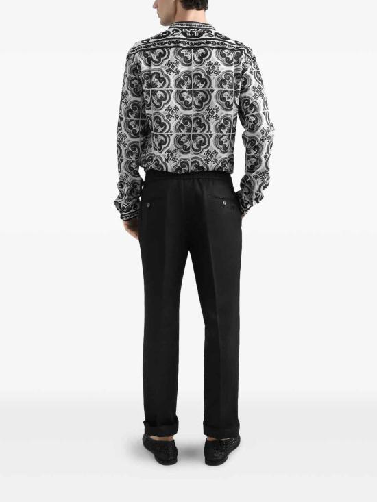 25FW 돌체앤가바나 트레이닝/조거 팬츠 GP12RZFU4JBN0000 Black - DOLCE & GABBANA