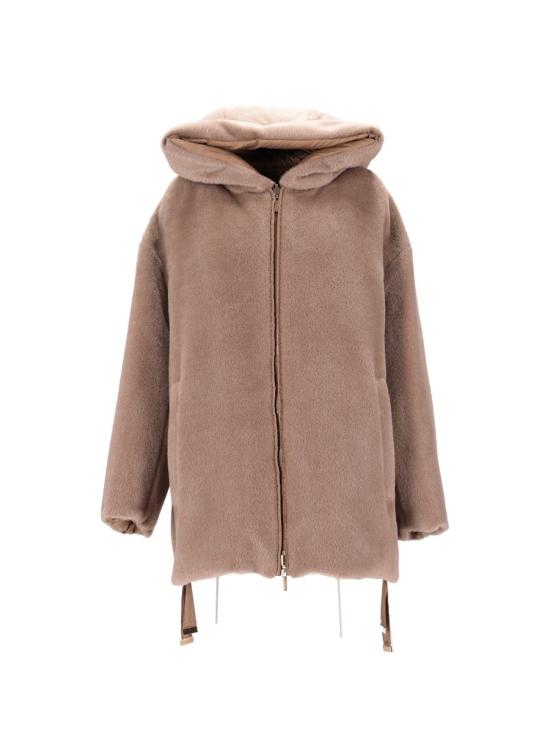 25FW 막스마라 더 큐브 올리비아 후드 자켓  2529486105600OLIVIA 040 BE BEIGE Beige