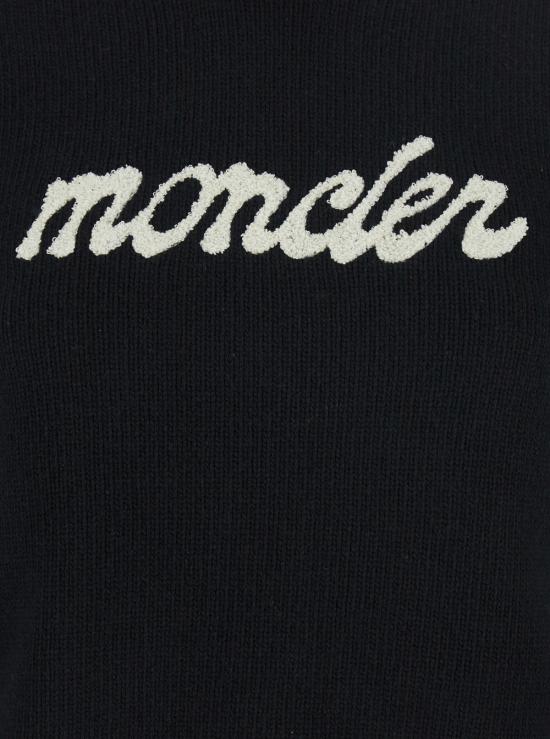 25FW 몽클레어 울 캐시미어 스웨터 9C00004M4281999 BLACK DOM - MONCLER