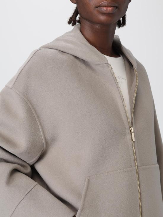 25FW 에스막스마라 로미나 후드 코트 2529086031600 049 Grey - 'S MAX MARA