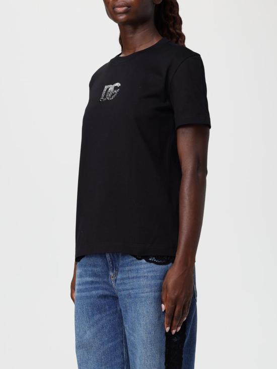 25FW 돌체앤가바나 반팔 티셔츠 F8V42ZGDCXZ N0000 Black - DOLCE & GABBANA