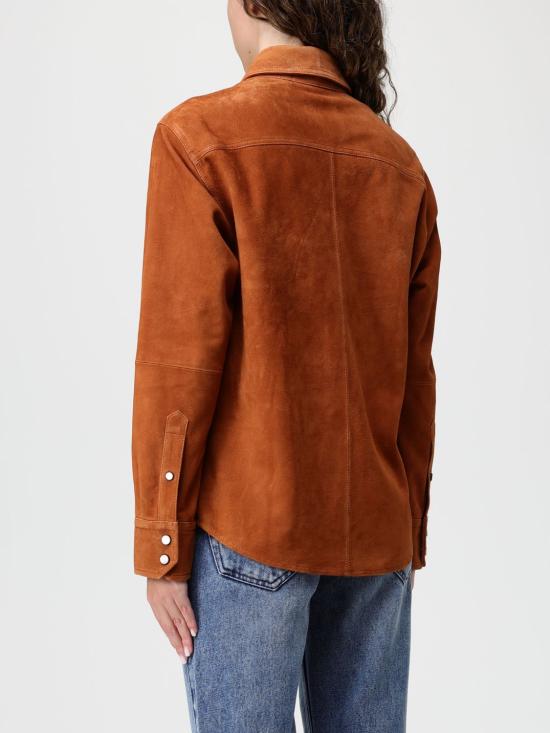 25FW 이자벨마랑 블라우스 CH0256FAC3B03I 50CO Brown - ISABEL MARANT