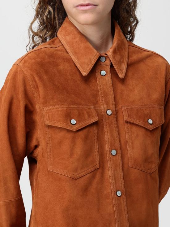 25FW 이자벨마랑 블라우스 CH0256FAC3B03I 50CO Brown - ISABEL MARANT