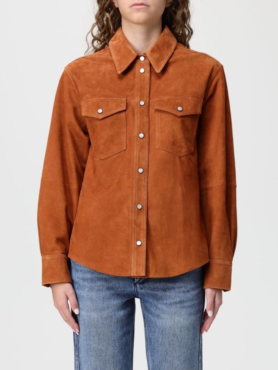 25FW 이자벨마랑 블라우스 CH0256FAC3B03I 50CO Brown