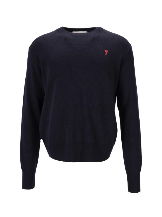 26SS 아미 ADC 크루넥 스웨터 HKS826001 414 MARINE ROUGE