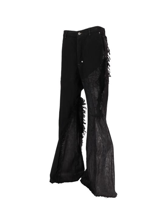 25FW 릭 오웬스 JORIS 트라우저 RR02E1308BMCCL 09 BLACK - RICK OWENS