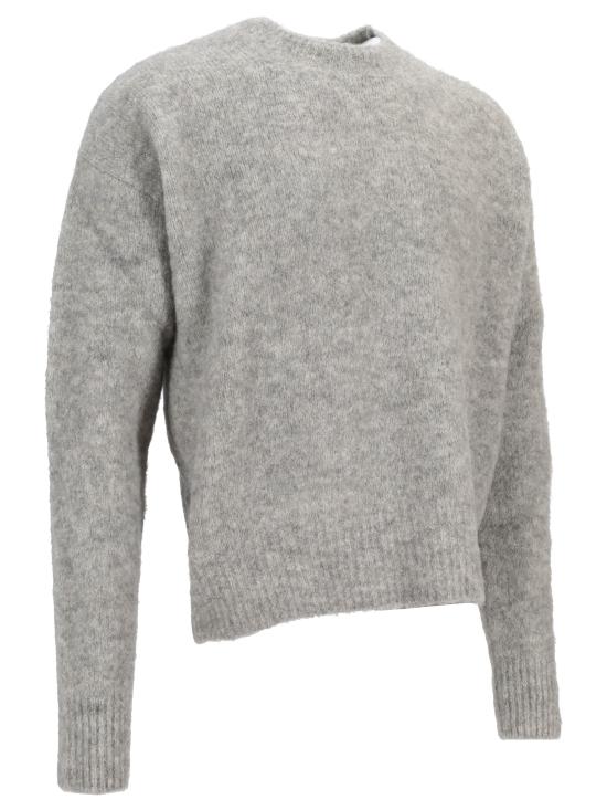 26FW 아미 스웨터 HKS824KN0021 050 GRIS - AMI