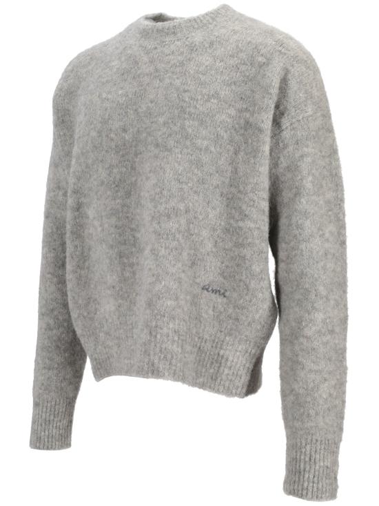 26FW 아미 스웨터 HKS824KN0021 050 GRIS - AMI