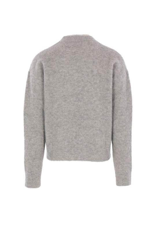 26FW 아미 스웨터 HKS824KN0021 050 GRIS - AMI