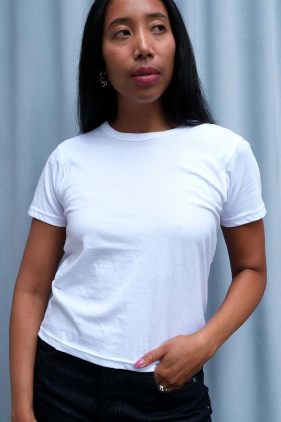  soldout.nyc 반팔 티셔츠 품절.NYC 슈렁큰 퍼펙트 티셔츠 화이트 - OTHER BRANDS