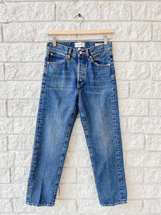  프레임 크롭 팬츠 더 버티컬 크롭 진 제타