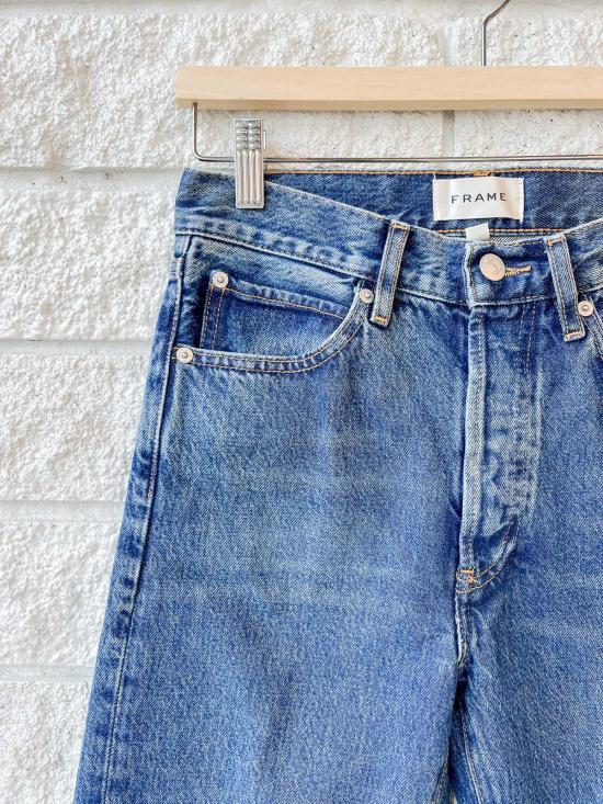  프레임 크롭 팬츠 더 버티컬 크롭 진 제타 - FRAME