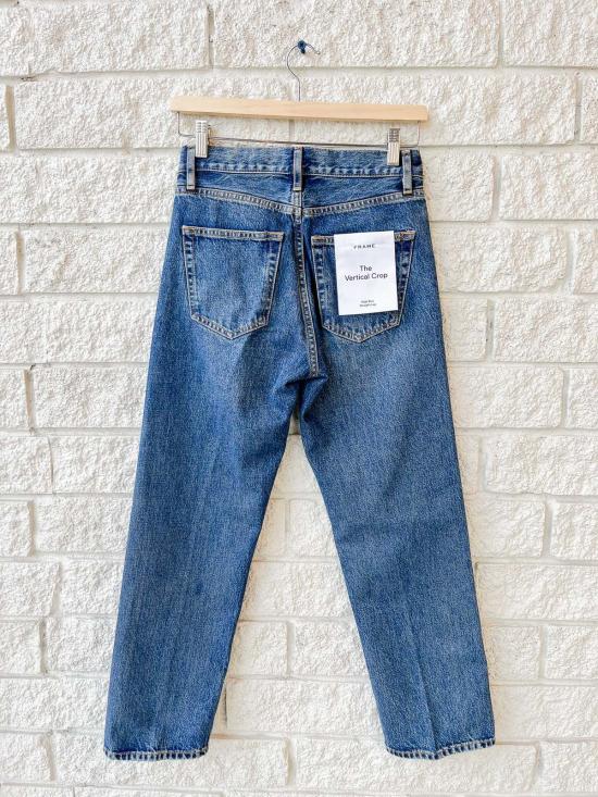  프레임 크롭 팬츠 더 버티컬 크롭 진 제타 - FRAME