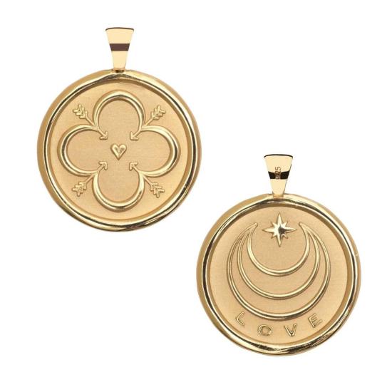  Jane Winchester 목걸이/팬던트 제인 윈체스터 러브 오리지널 펜던트 코인, 링크 체인 펜던트 목걸이 - OTHER BRANDS