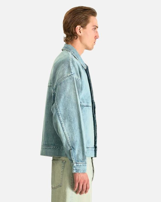  피어오브갓 데님 자켓 피어 오브 갓 데님 트러커 재킷 - FEAR OF GOD