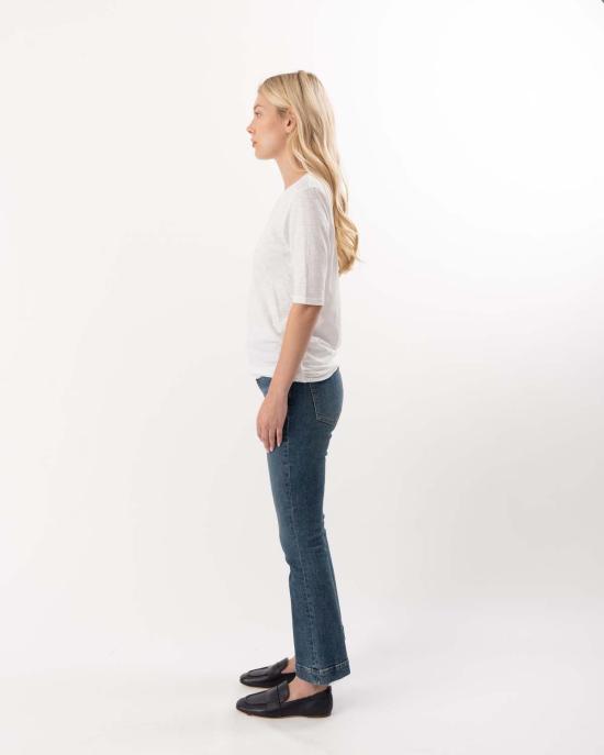  엘리엇 로렌 반팔 티셔츠 신치드  화이트 - ELLIOTT LAUREN