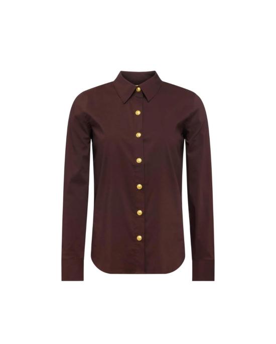  라장스 블라우스 엘러리 긴팔  커피빈