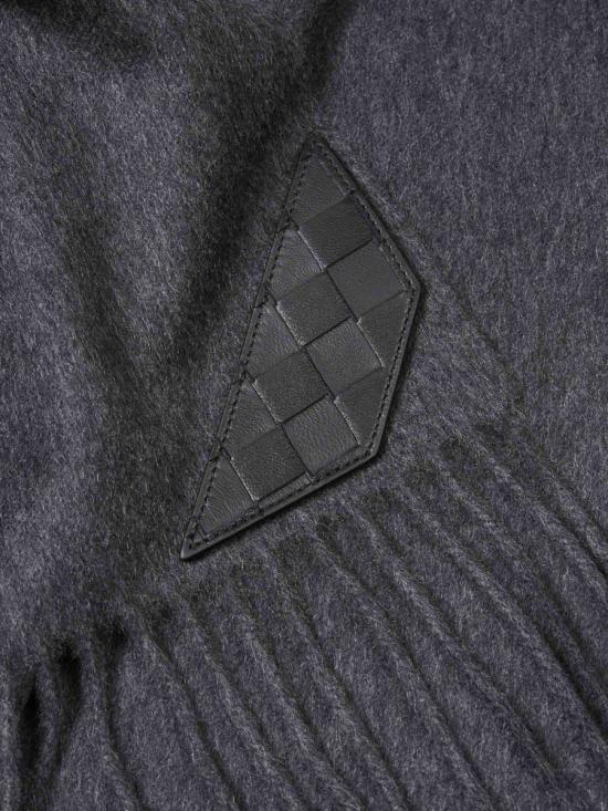 25FW 보테가베네타 머플러/스카프 845830V3VU0 1307CHARCOAL MELANGE ANTRACITE GREY - BOTTEGA VENETA