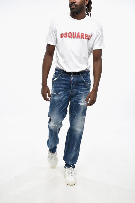  디스퀘어드2 데님 팬츠 S74LB1554 S30342 470 Blue - DSQUARED2