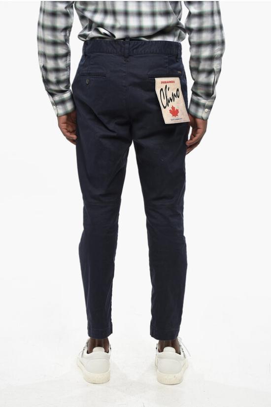  디스퀘어드2 치노 팬츠 S74KB0819 S39021 476 Blue - DSQUARED2