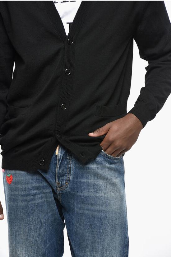  모스키노 가디건 J0913 5200 0555 Black - MOSCHINO