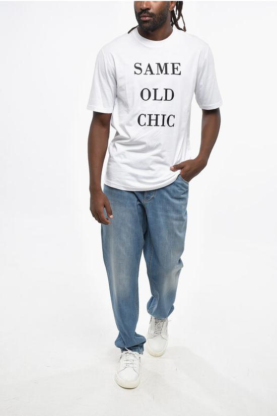  모스키노 반팔 티셔츠 J0706 5241 1001 White - MOSCHINO