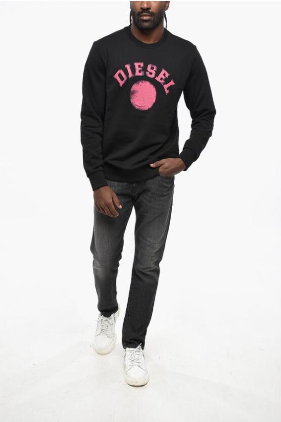  디젤 긴팔 티셔츠 A16949 RIAJH 900 Black - DIESEL