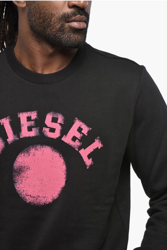  디젤 긴팔 티셔츠 A16949 RIAJH 900 Black - DIESEL