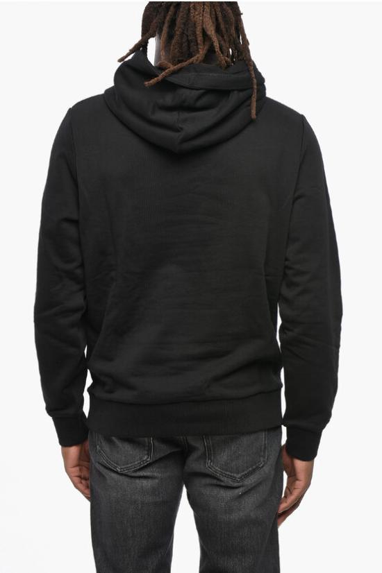  디젤 후드 티셔츠 A17095 RIAJH 900 Black - DIESEL