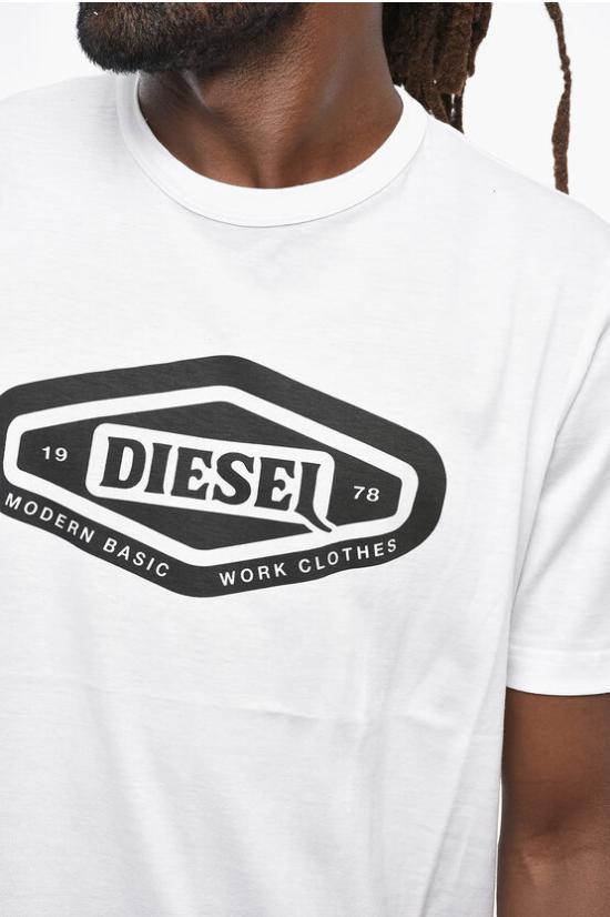  디젤 반팔 티셔츠 A19005 RPHAX 100 White - DIESEL