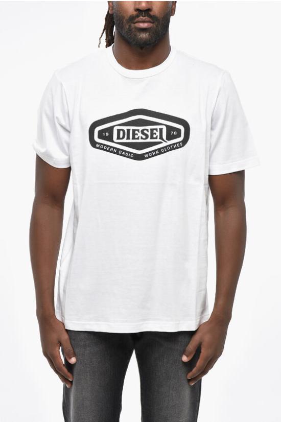  디젤 반팔 티셔츠 A19005 RPHAX 100 White