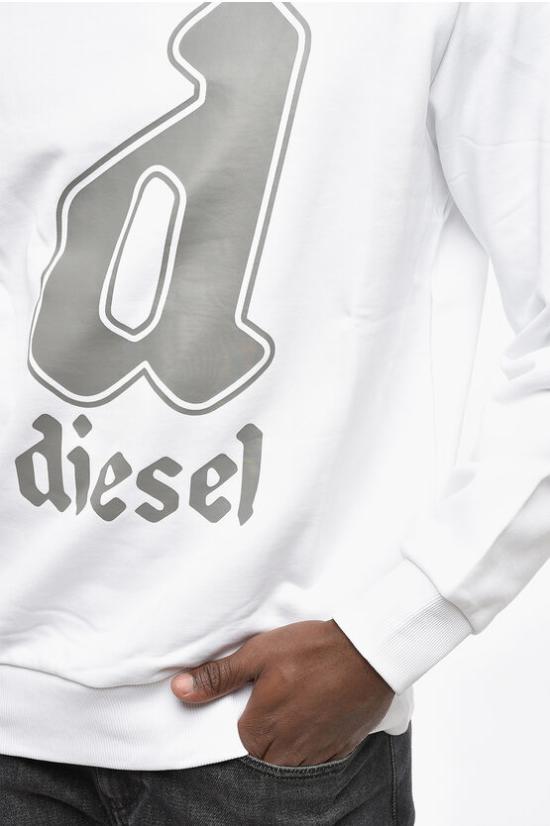  디젤 긴팔 티셔츠 A16945 RIAJH 100 White - DIESEL