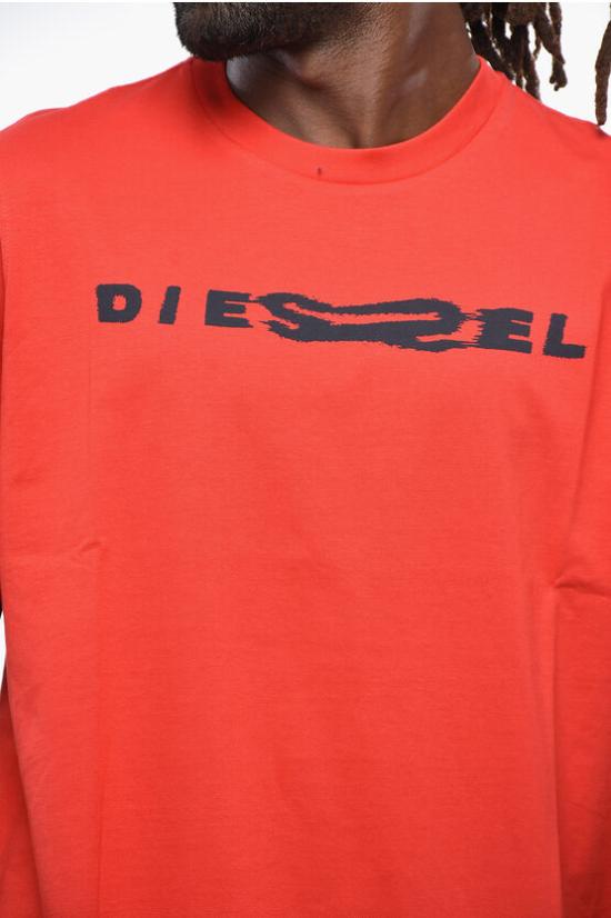  디젤 반팔 티셔츠 A16862 RPATI 42A Red - DIESEL