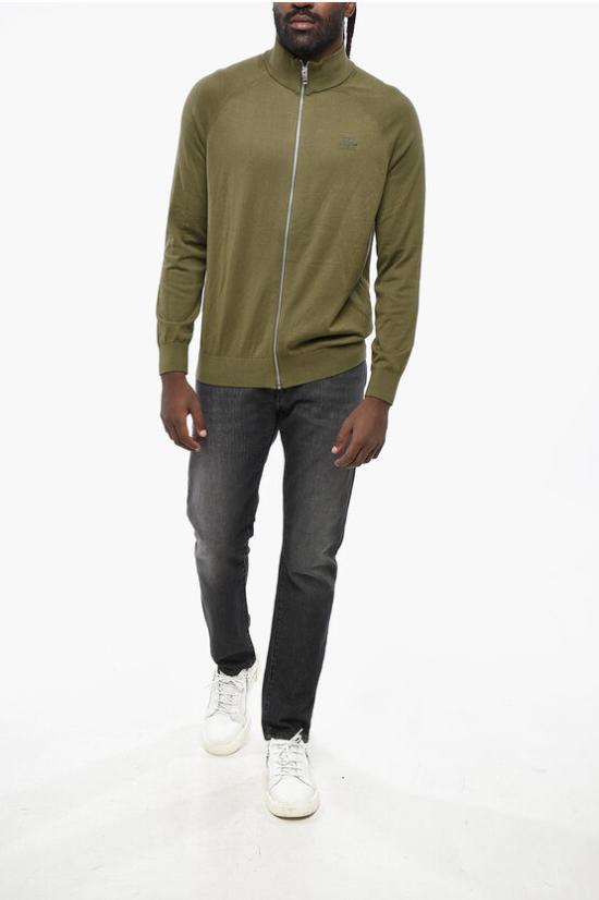  디젤 집업 니트 A15600 RLAXU 51F Military Green - DIESEL