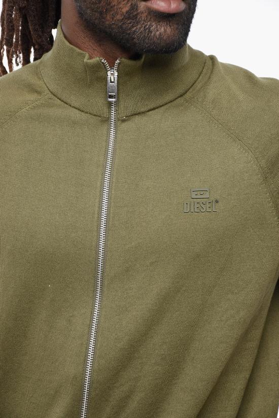  디젤 집업 니트 A15600 RLAXU 51F Military Green - DIESEL