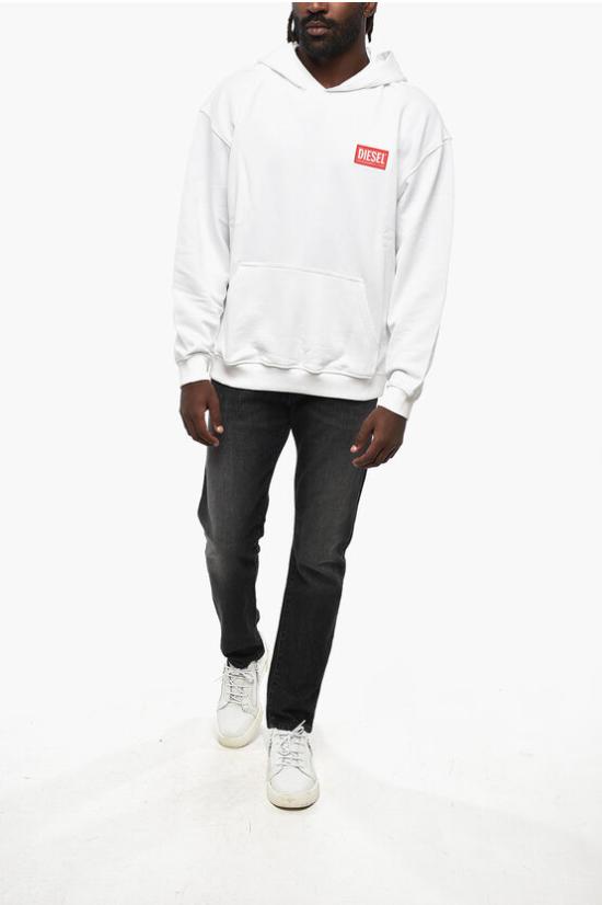  디젤 후드 티셔츠 A11592 0ILAC 100 White - DIESEL