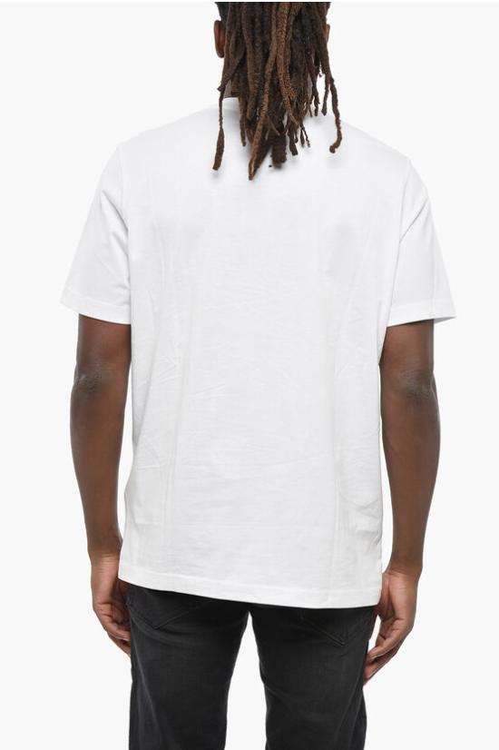  디젤 반팔 티셔츠 A11067 0CATM 100 White - DIESEL