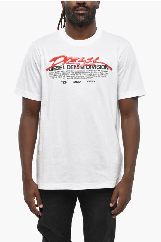  디젤 반팔 티셔츠 A11067 0CATM 100 White