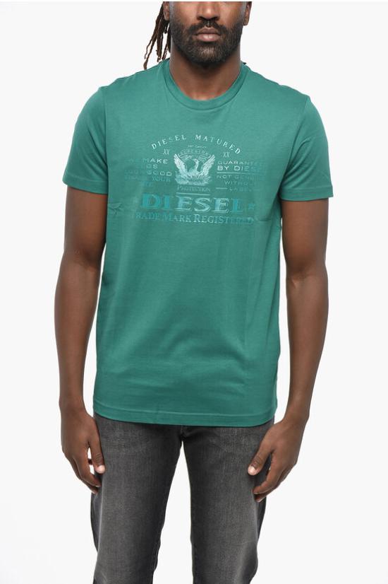  디젤 반팔 티셔츠 A15396 RPATI 5JB Green
