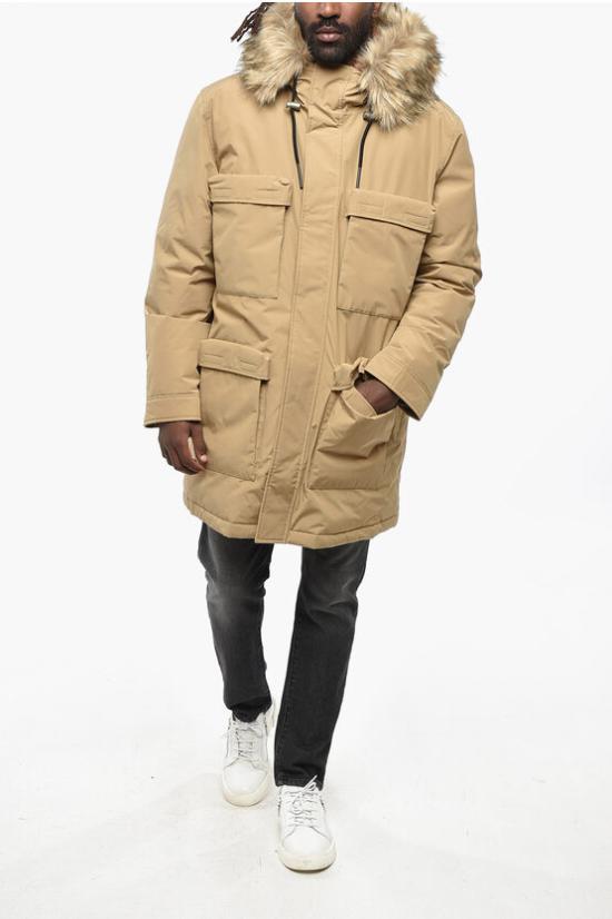  디젤 코트 A15037 0TKAS 7BD Beige - DIESEL